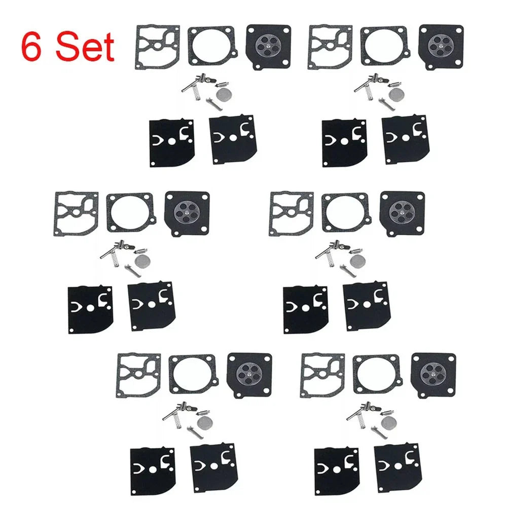 6X Carburetor Kit Rebuild Gasket for Poulan Weedeater McCulloch ZAMA RB-39