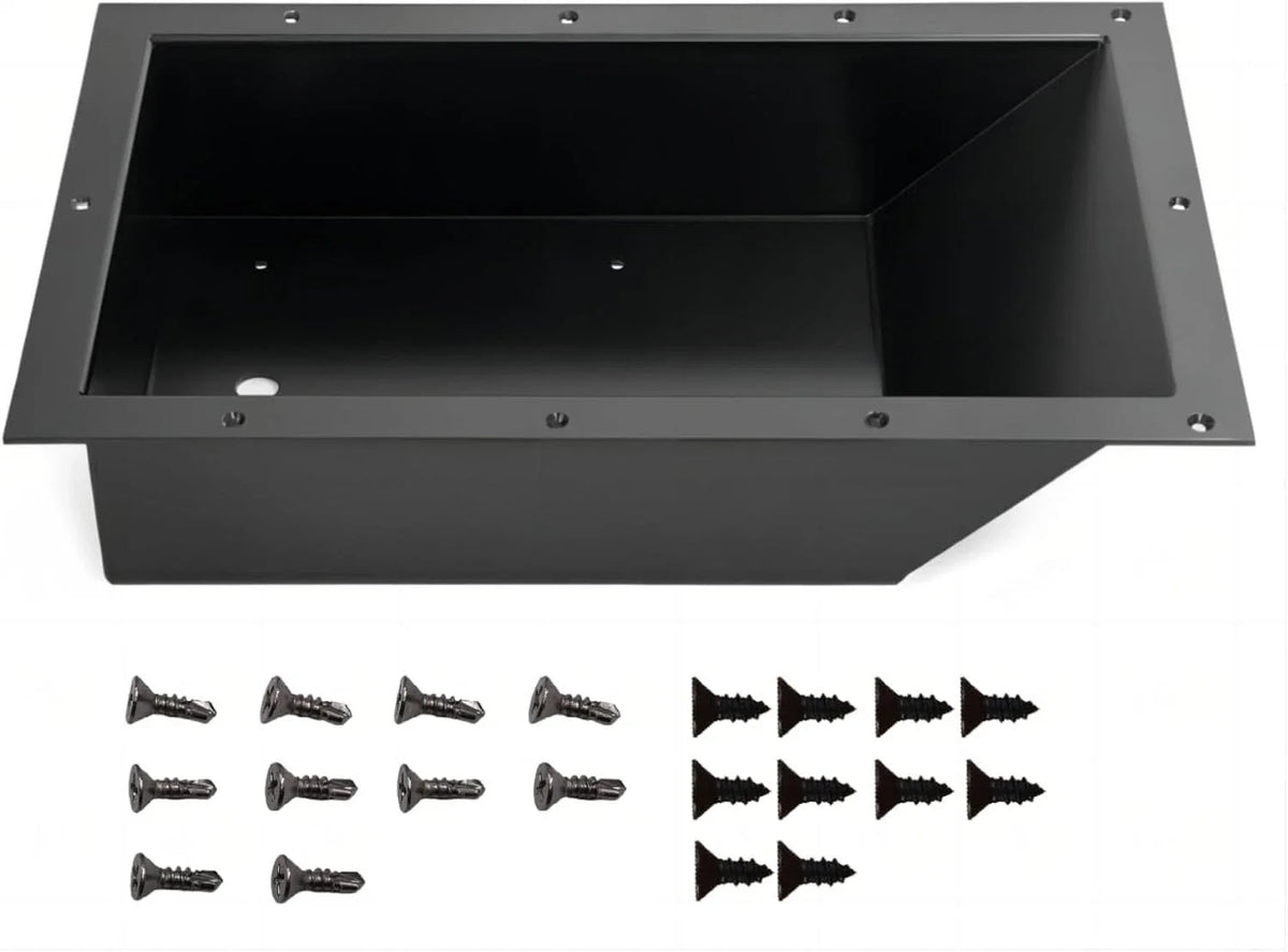 Recessed Trolling Motor Pedal Foot Tray for Boats (Aluminum Coating)