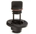 2X Retained Screw Type Nylon Drain Plug for Boats (Fits 1 Inch Hole)