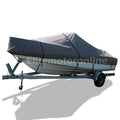 Carolina Skiff JVX 16 SC Trailerable Jon Fishing Boat Cover 600D Marine-Grade