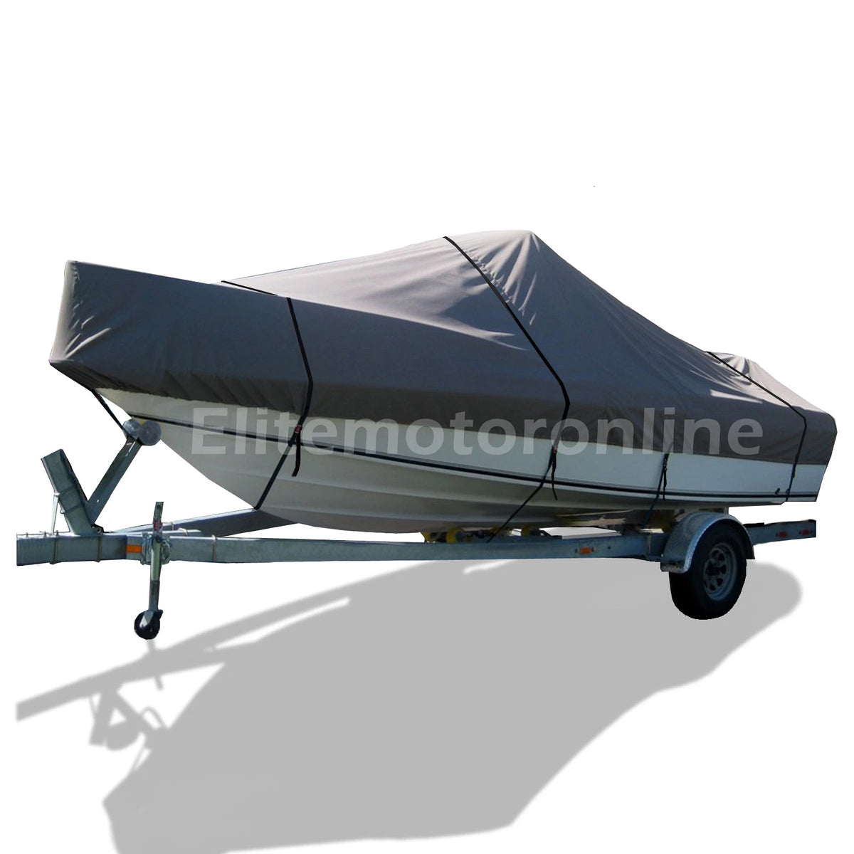 Carolina Skiff JVX 16 SC Trailerable Jon Fishing Boat Cover 600D Marine-Grade