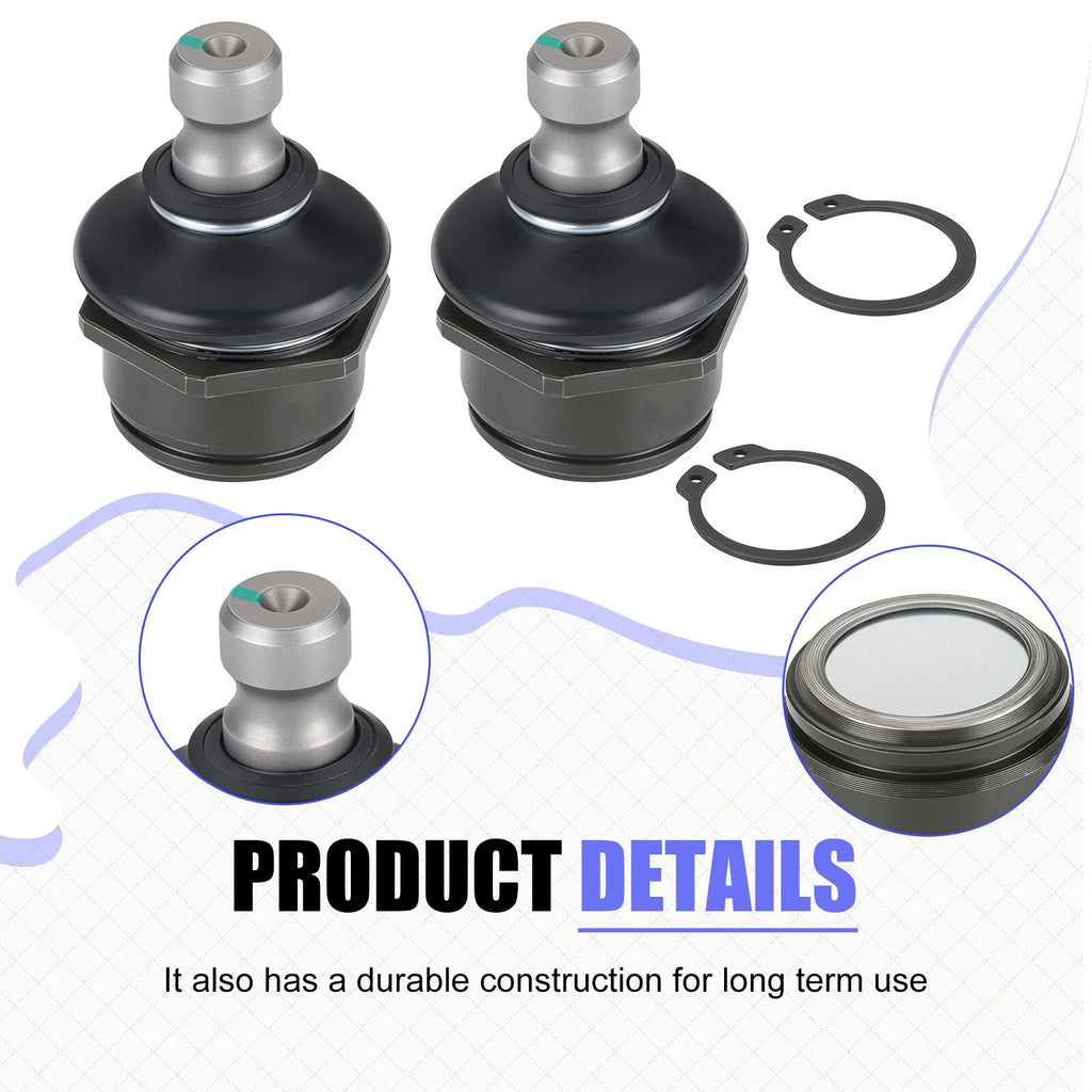 2X Front Lower Ball Joint 59266-1115 for Kawasaki Prairie 300 400 (1999–2006)