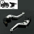 Short Brake Clutch Levers for Suzuki B-King (2008–2011) Silver B2