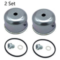 2X Carburetor Float Bowl Set for Briggs & Stratton Lawn Mower (495933, 494378, 693614)
