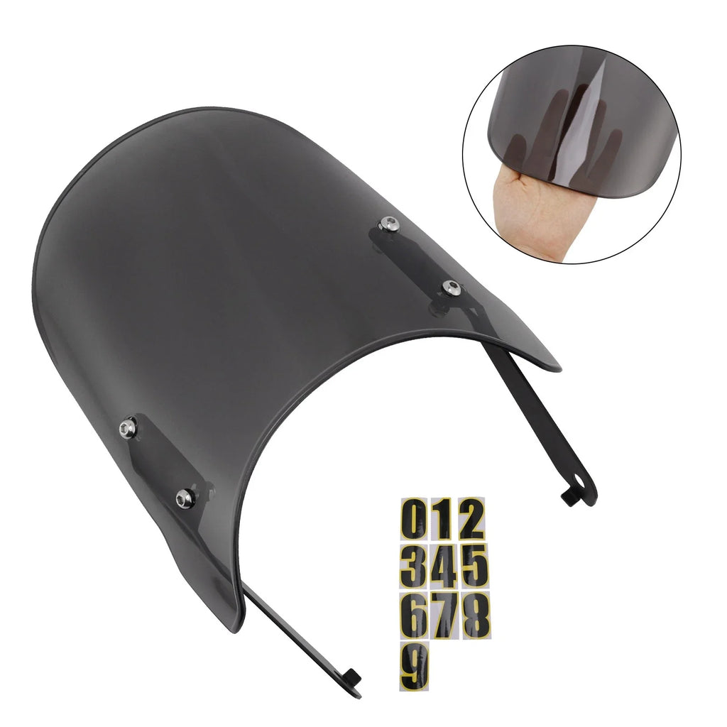 Windshield WindScreen for Honda CB350C GB350C (2024–2025) Gray