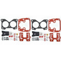 2Pcs Carburetor Kit for Johnson/Evinrude Outboard (434888, 435443, 0439076, 18-7046)