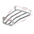 Chrome Floor Board Rack Carrier for Vespa 125 200 250 300 GTS GTV GT GTL (T9)