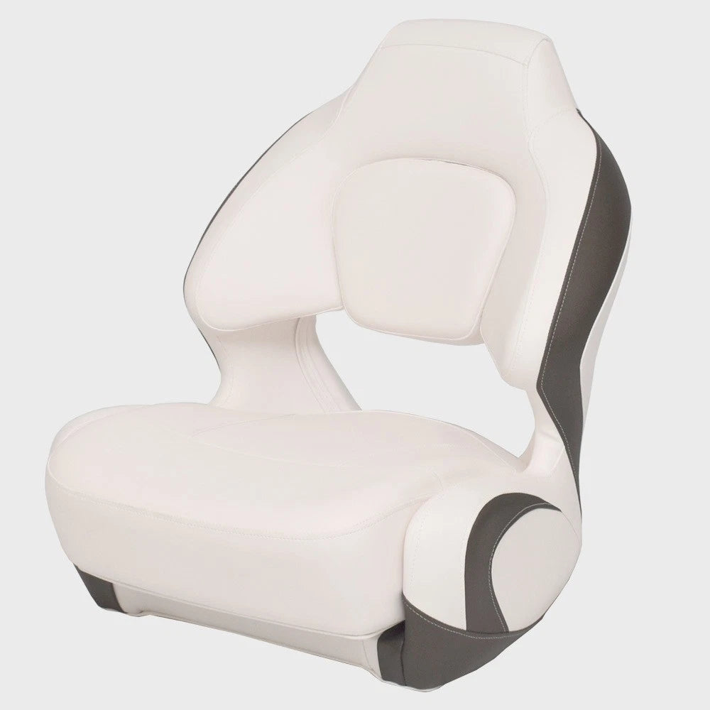 2019 Chaparral H2O Boat Captains Helm Seat 31.00993 - White Brown