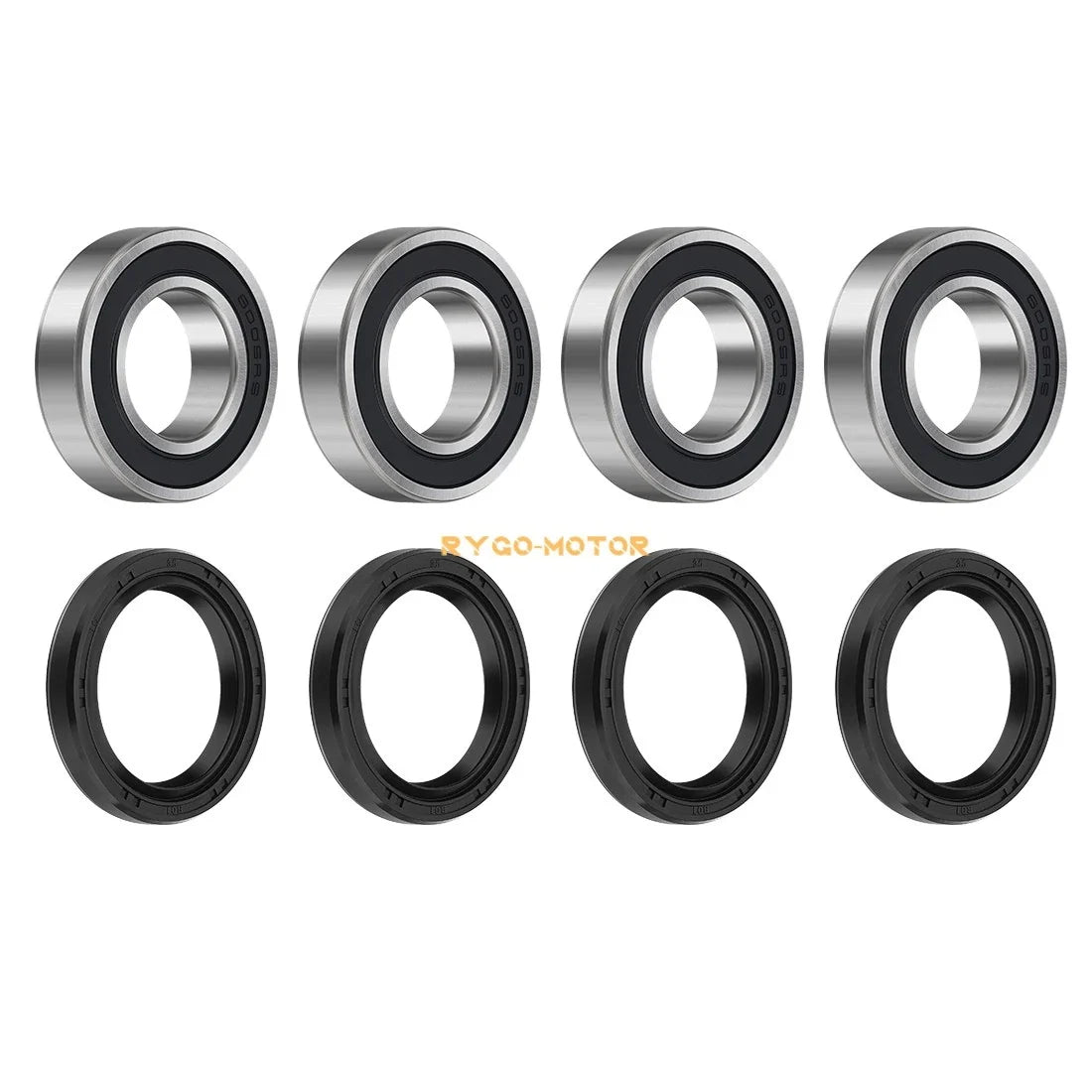 Set of 2 Front Wheel Bearings Seal for Kawasaki Mule 3000–4010