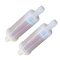 2X Inline Gas Fuel Filter for Johnson/Evinrude/OMC Outboard (0398327)
