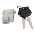 Safety Lock Kit Metal Security with for 2 Key for Motorcycle Electric EBike