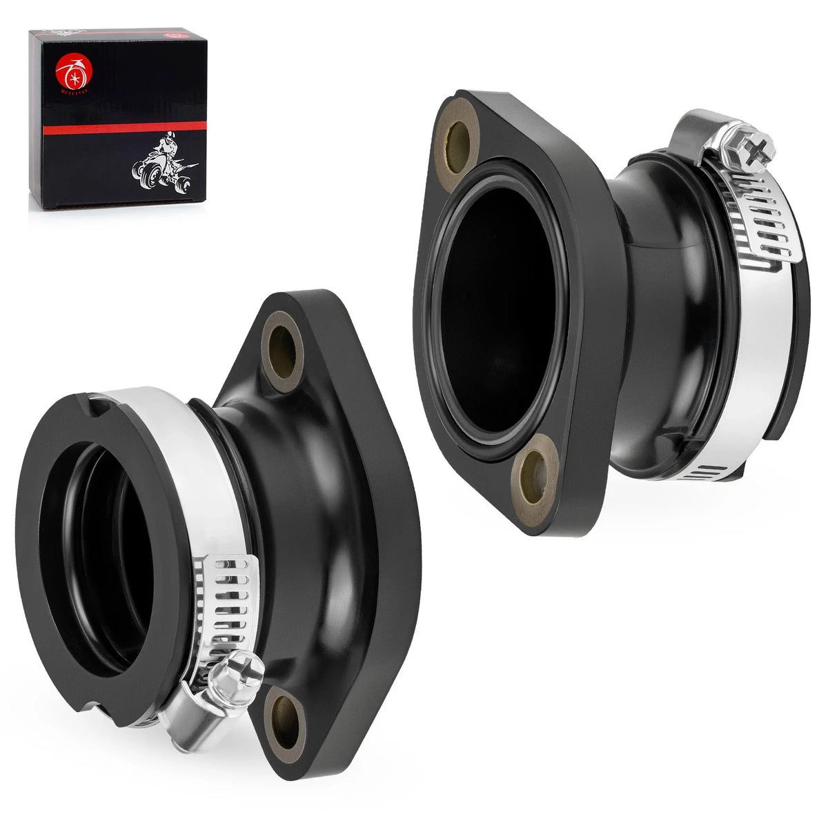 2X Carburetor Mounting Flange for Polaris Sport (1987–1988, 1992–1999)