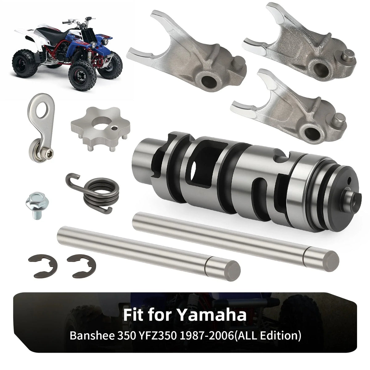 Shift Cam & Shifter Forks for Yamaha Banshee 350 (1987–2006)