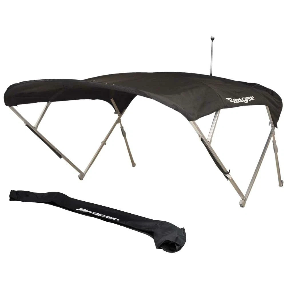 Ranger Pontoon Boat Bimini Top 45805-14 - RP220F Black 102 - 106 Inch 2019 - 20