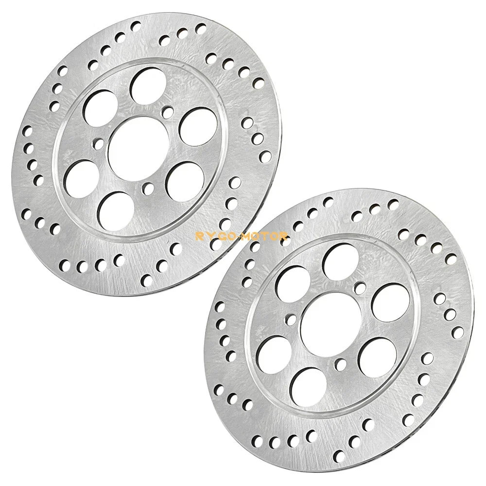 2X Front Brake Disc Rotors for Honda ATC200X ATC250R (1983–1985) 43122-965-000