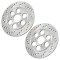 2X Front Brake Disc Rotors for Honda ATC200X ATC250R (1983–1985) 43122-965-000