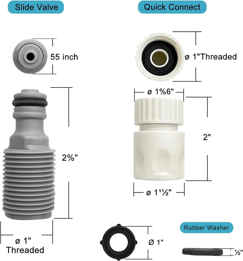 Outboard Engine Flush Kit for Yamaha (Boat Motor) - Quick Connect Adapter