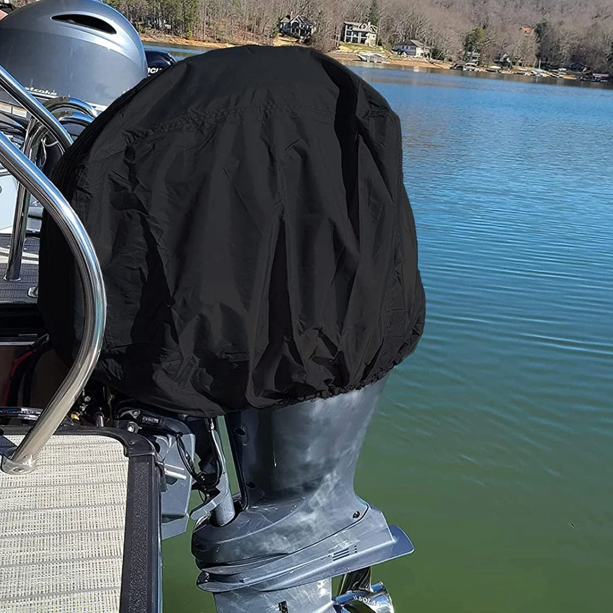 Outboard Motor Engine Cover for Suzuki 0-30HP (Heavy Duty, Black)