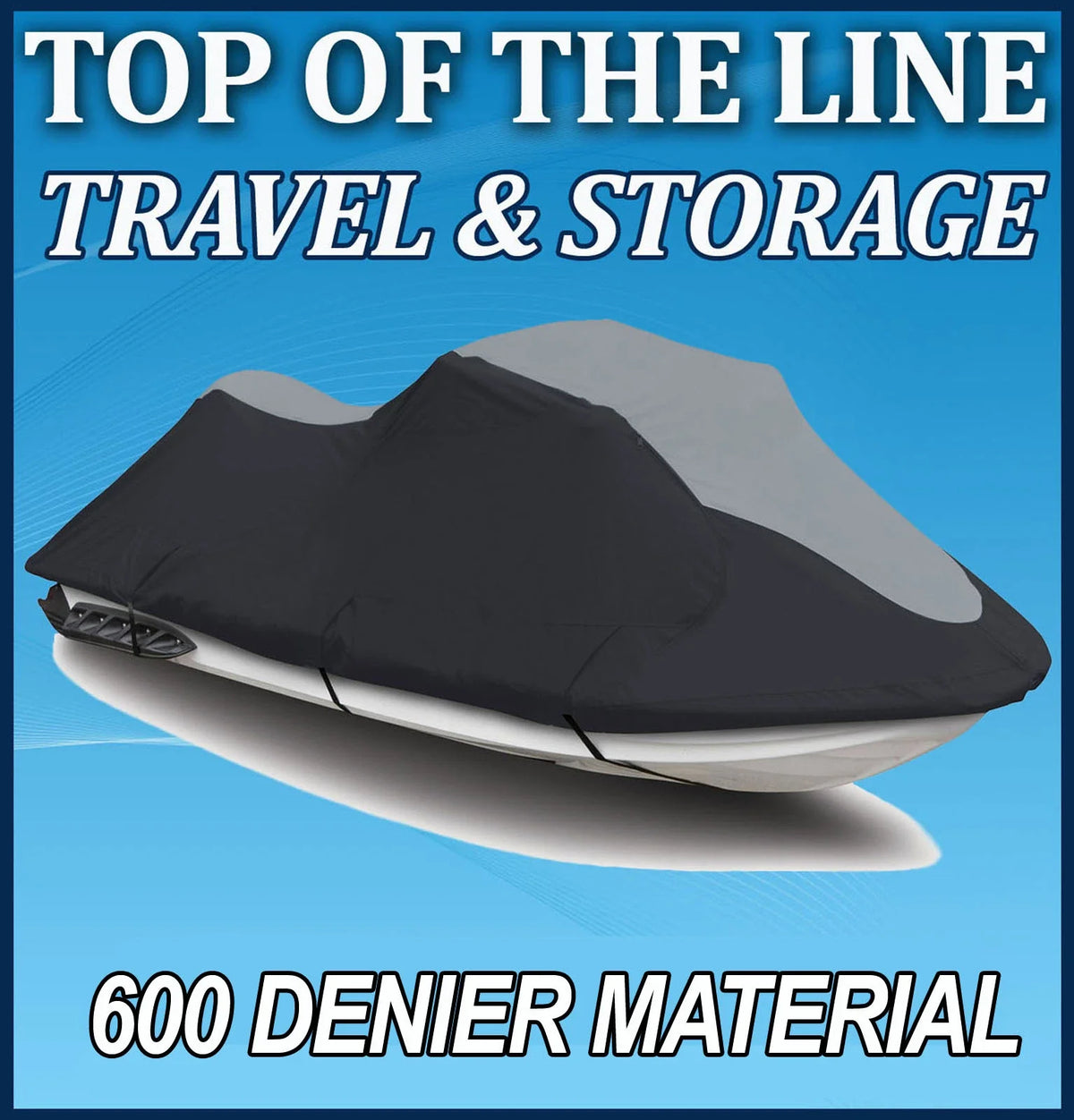 Watercraft Cover for Sea-Doo GTX 4-TEC (2002–2005) Black/Grey