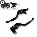 Adjustable Folding Brake Clutch Levers for Suzuki B-King (2008–2011) Black