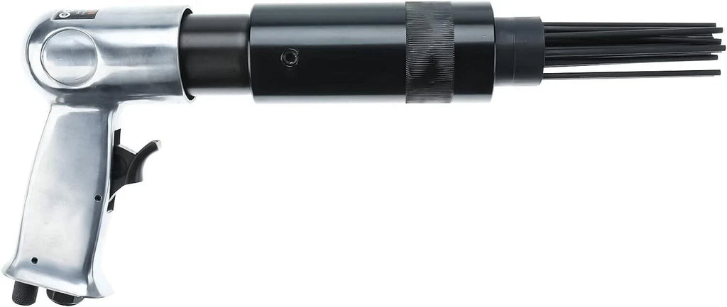 Compact Air Needle Scaler Pneumatic Tool for Rust Removal (19 Needles)