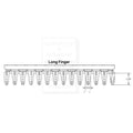 Top Chaffer Sieve - Adjustable Long Finger Fits Massey Ferguson 8780 8570