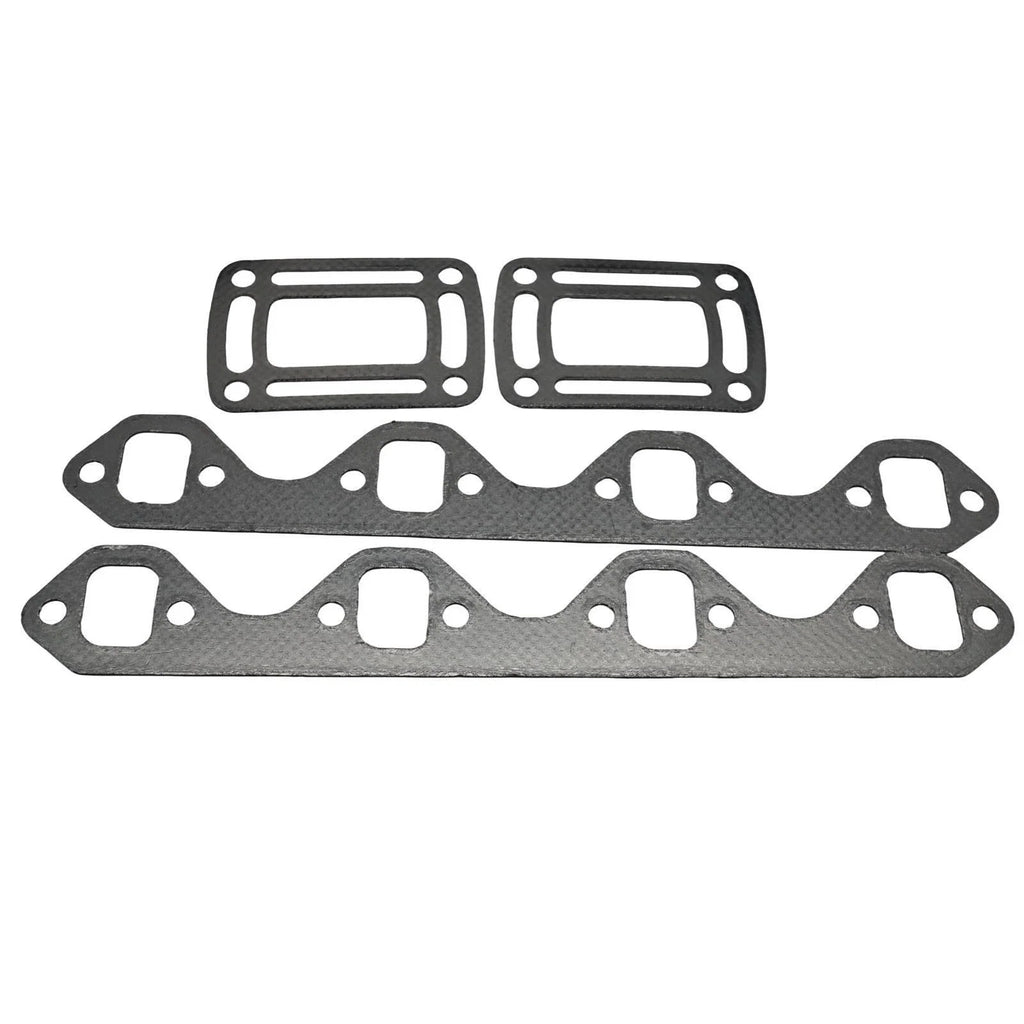 Exhaust Manifold Bellow Hose Kit W/Gasket for OMC 5.0 5.8L V8 (1986–1995)