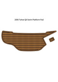 EVA Faux Foam Teak Decking Pads for 2006 Tahoe Q6 Swim Platform