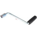 Manual Crank Handle 19mm Socket for Trailer Jack Zinc Plated Steel Rust Proof