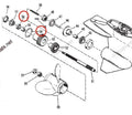 Lower Unit Seal Kit for Mercury Outboard 6 8 9.9 10 15 HP (18-0584)