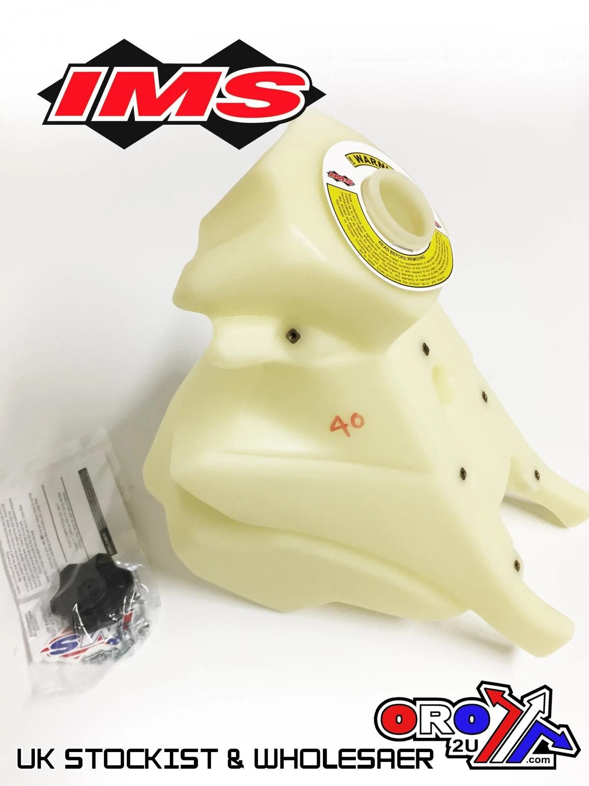 IMS Natural 2.8 Gal Fuel Tank+Screw Cap KTM SX-F 250-450, XC-F 250-450 2016-2018