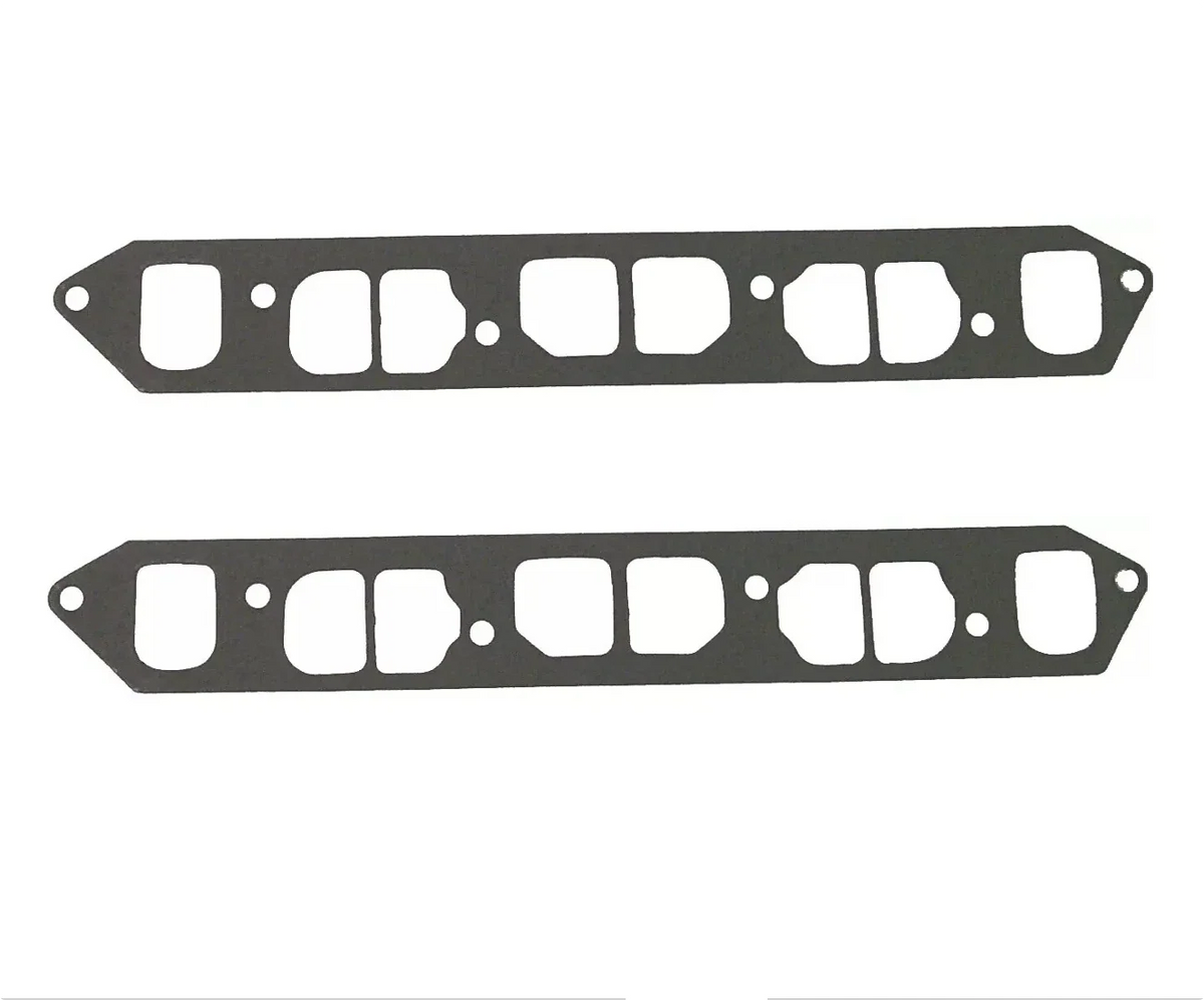 2Pcs Exhaust Manifold Gasket for Mercruiser 4 Cyl 2.5L 3.0L (27-96429, 9-61419)