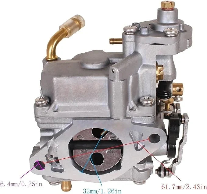 Carburetor 853720T20 for Mercury Mariner 15HP 20HP Outboard (4-Stroke) 8M0129554