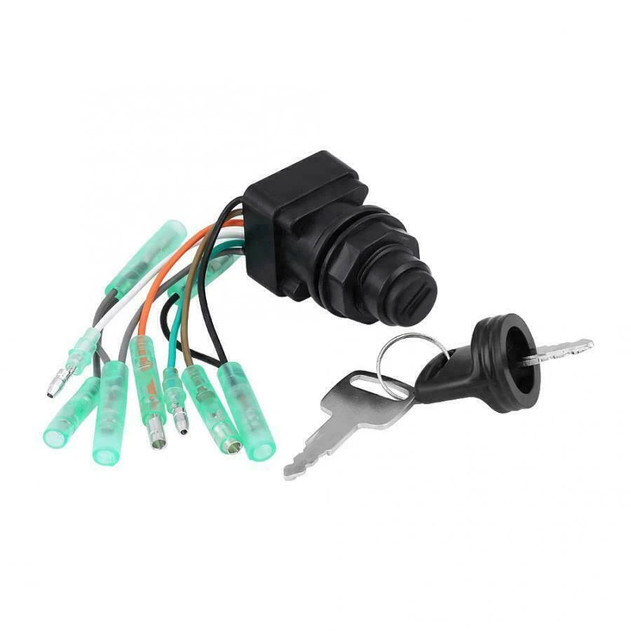 Ignition Key Switch Assembly Control Box for Suzuki Outboard 37110-99E00 - 92E01