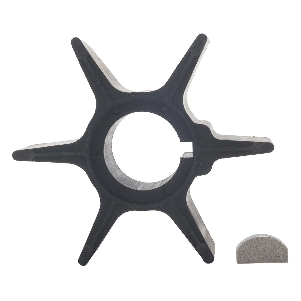 Water Pump Impeller & Key for Suzuki 50-85 HP 2-Stroke Outboard (17461-95302)