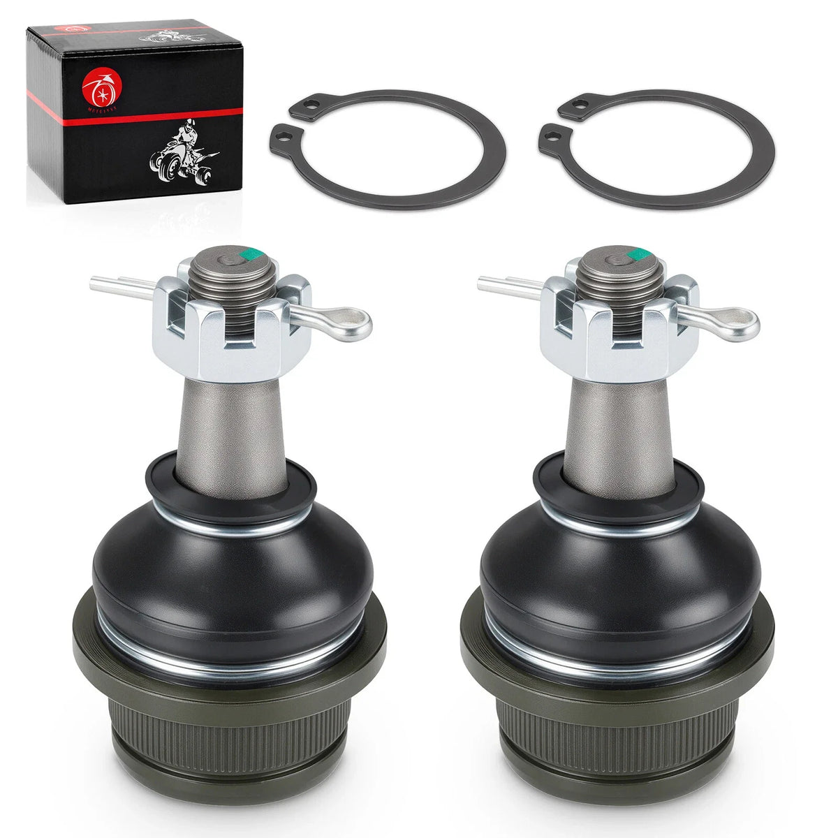 2Pcs Front Lower A Arm Ball Joint for Kawasaki Mule 600 610 (2010–2020)