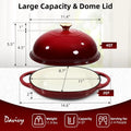 6QT Enameled Dutch Oven for Bread Baking