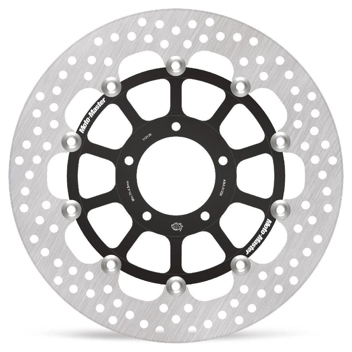 Moto Master Front Brake Disc Halo for Ducati Hypermotard 1100 S 2007-2009