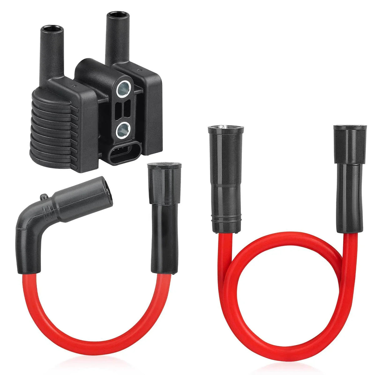 Ignition Coil & Spark Plug Wire Set for Harley Sportster 883 1200 (2007–2020)