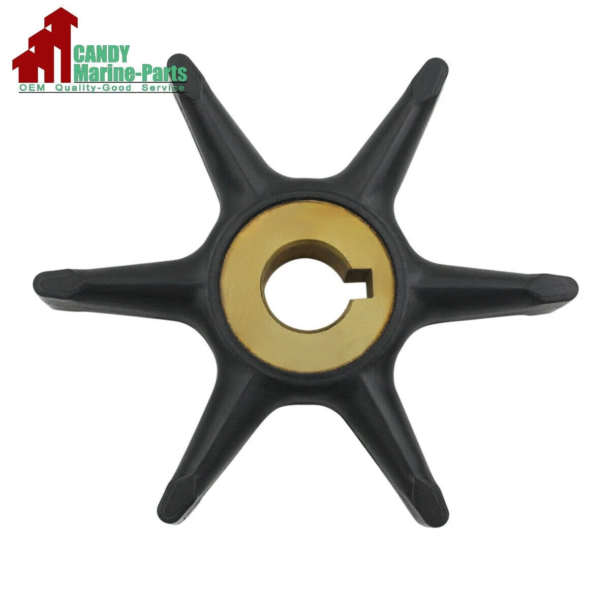 Water Pump Impeller for Johnson Evinrude OMC (277181, 434424, 18-3001, 500350)
