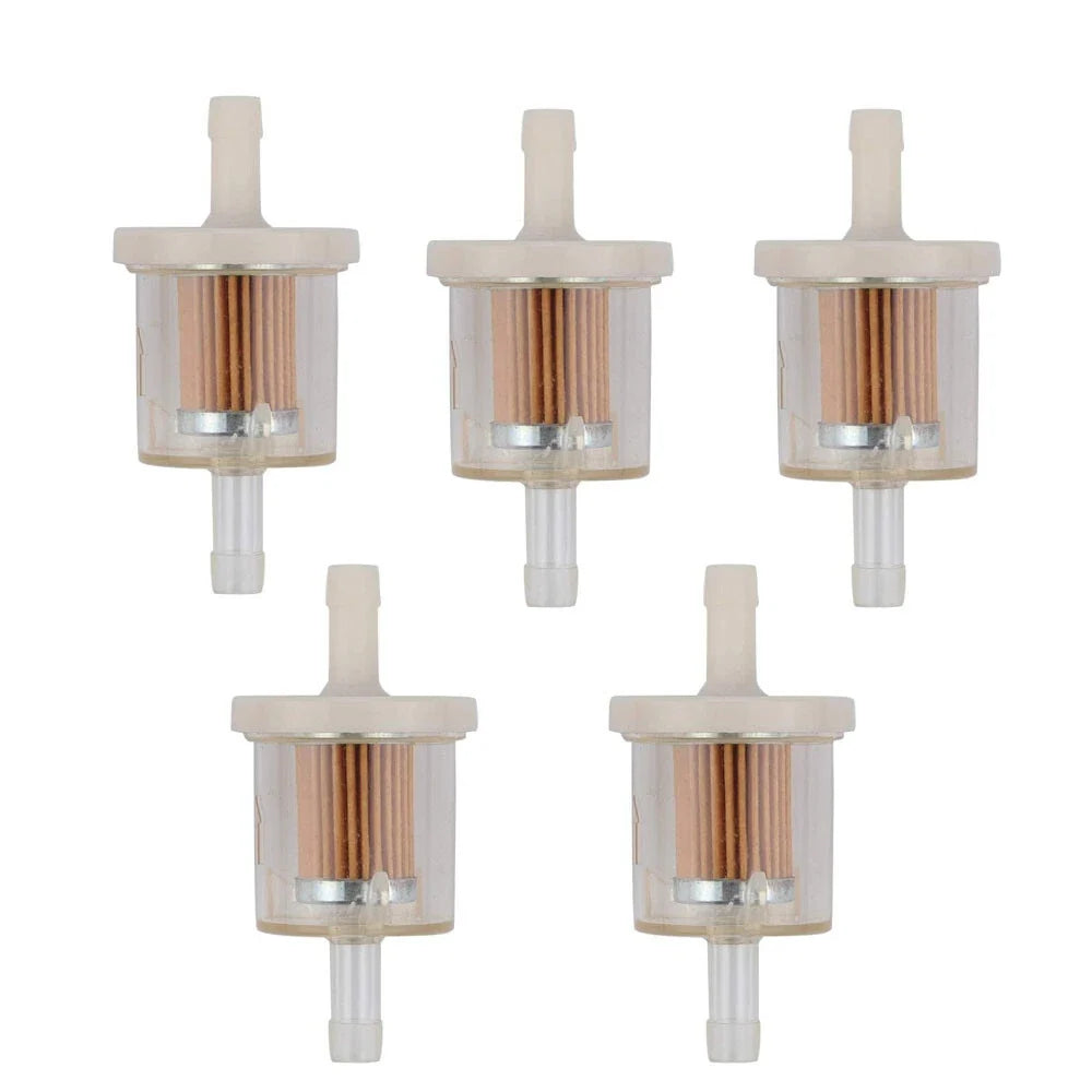 5pc Inline Fuel Filter for B & Stratton (493629, 5065, 5065D, 490197001)