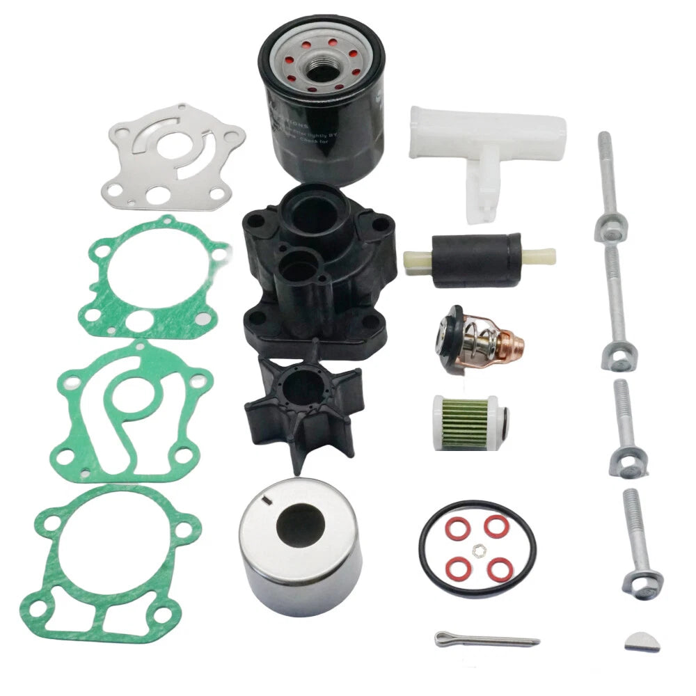 Yamaha 4-Stroke 100HP F100D Outboard Maintenance Kit 67F-W0078-00 6D9-12411-00