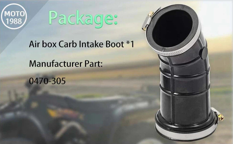 Carb Intake Manifold Boot for Arctic Cat 400 (1998–2001)