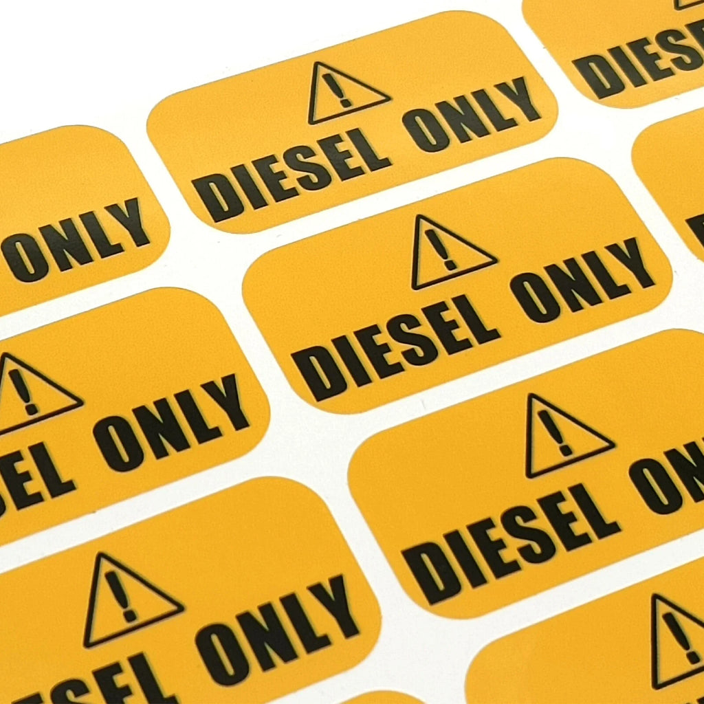 24x Diesel Only Sticker Decal for Truck Gas Tank Vinyl