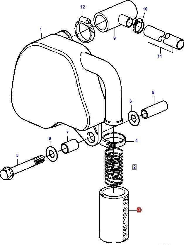 Air Filter for Volvo Penta D2 MD2010 MD2020 MD2030 MD2040 (3580509)