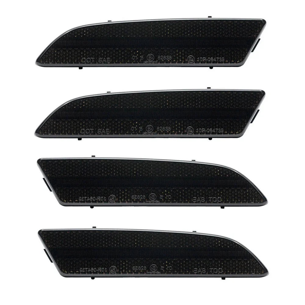 4X Smoked Bumper Turn Signal Side Marker Light for Chrysler Crossfire (2004–2008)