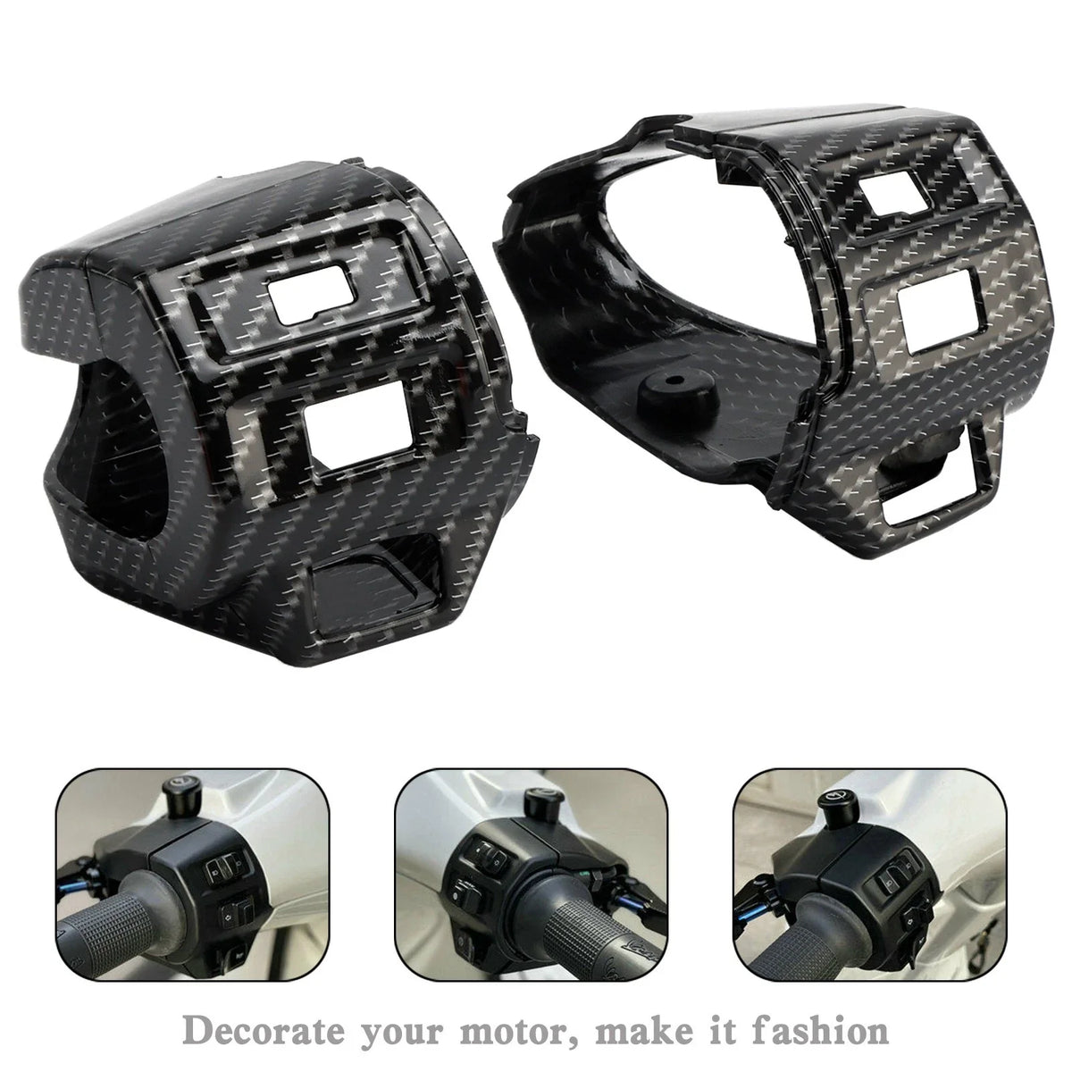 Handlebar Switches Cover Button for Sprint Primavera 125 150 (2014–2022) Carbon T9