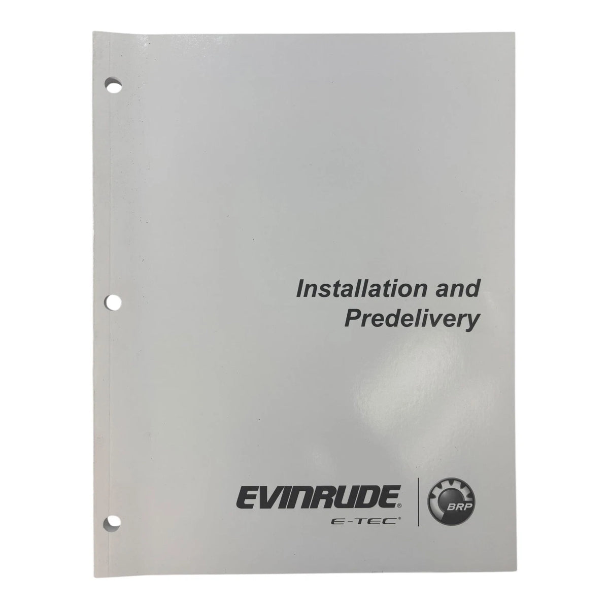 Evinrude E-TEC 5010289, Installation and Predelivery Manual (2017)