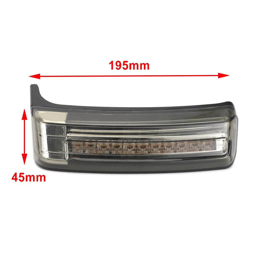 LED Saddlebag Run Brake Turn Lamp Lights for Touring (2014–2021) Smoke T