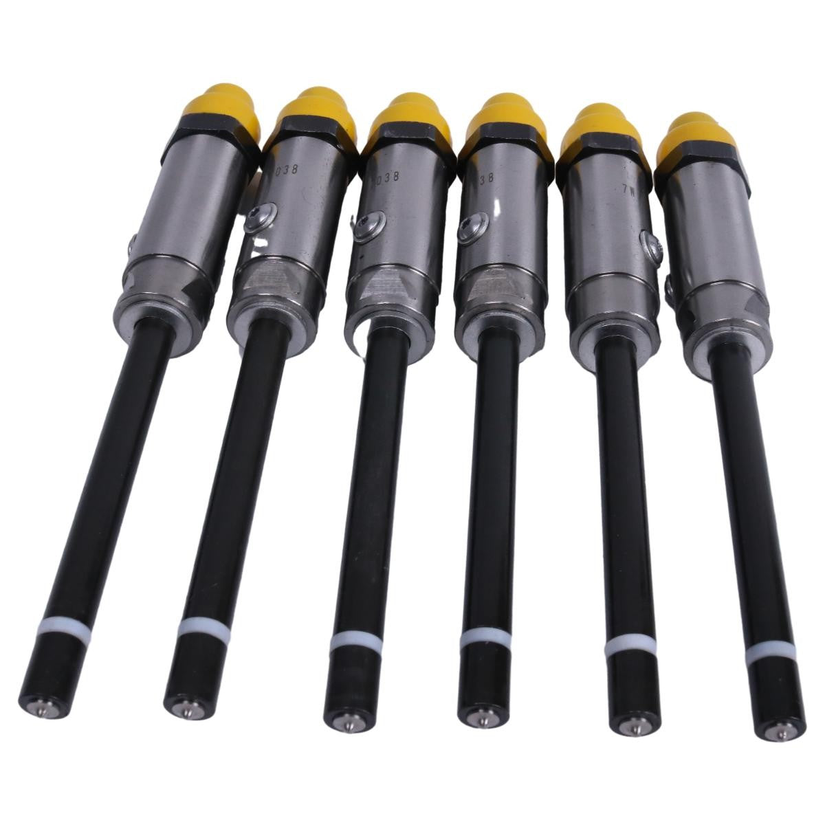 6Pcs Fuel Injector 7W-7038 0R-4124 for Caterpillar D6H D6D D6R Engine 3306 3306B